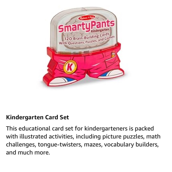 Melissa + Doug Smarty Pants Kindergarten Card Set - Picture 5 of 8